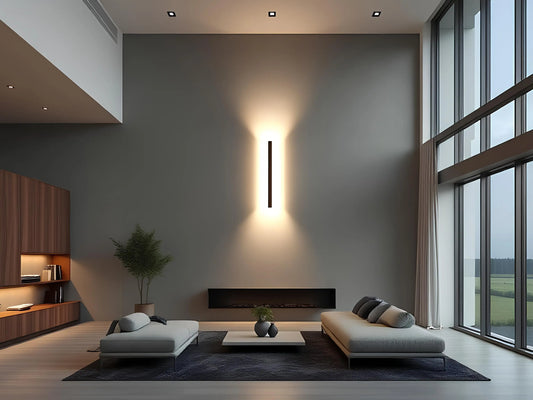 Applique murale dans un salon contemporain