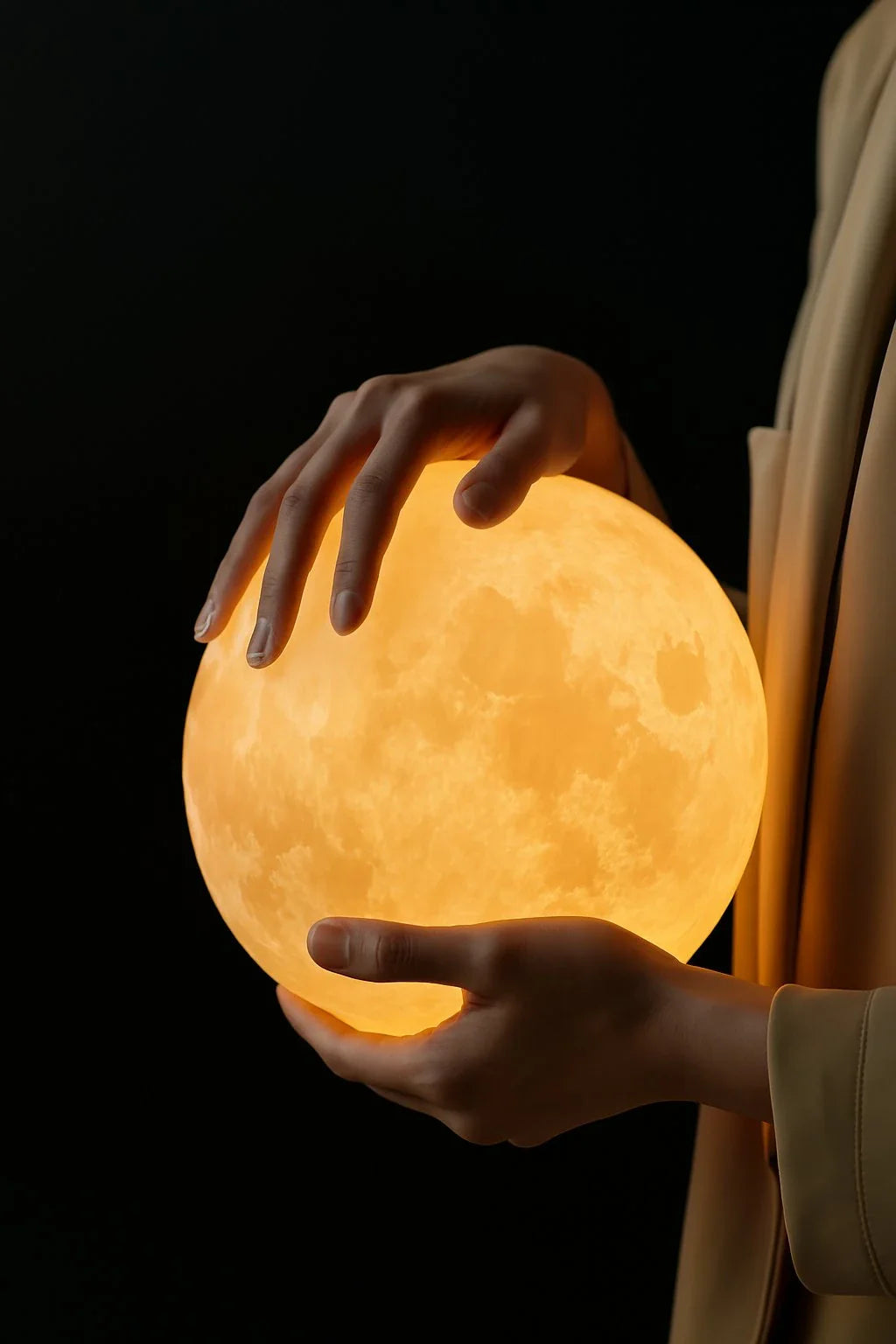 Veilleuse pour adultes en forme de lune