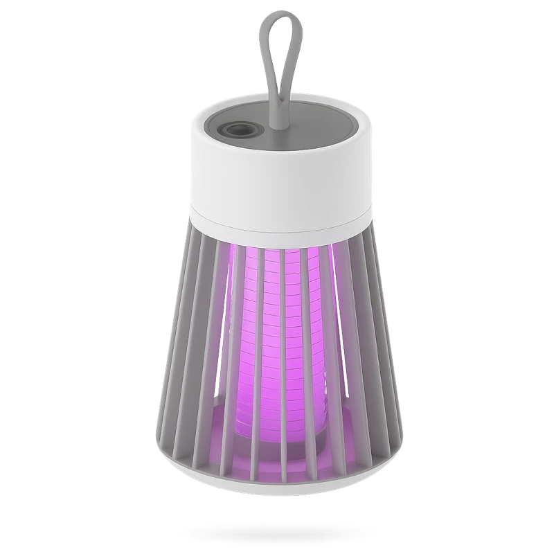 Lampe anti-moustique UV efficace grise