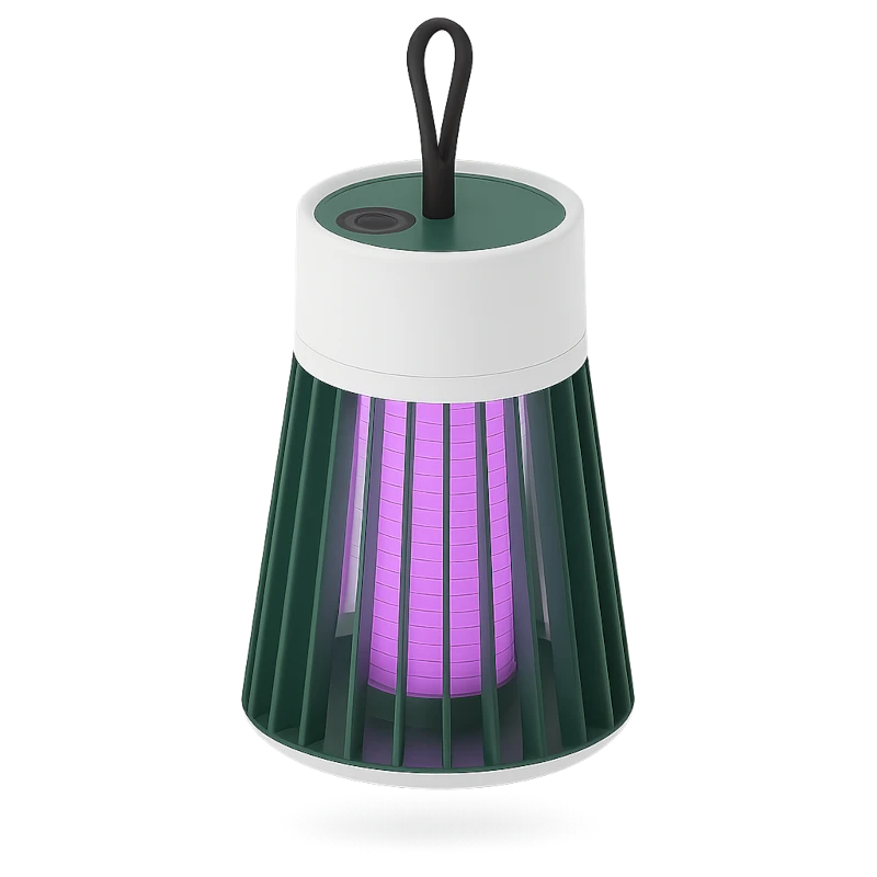 Lampe anti-moustique UV efficace verte