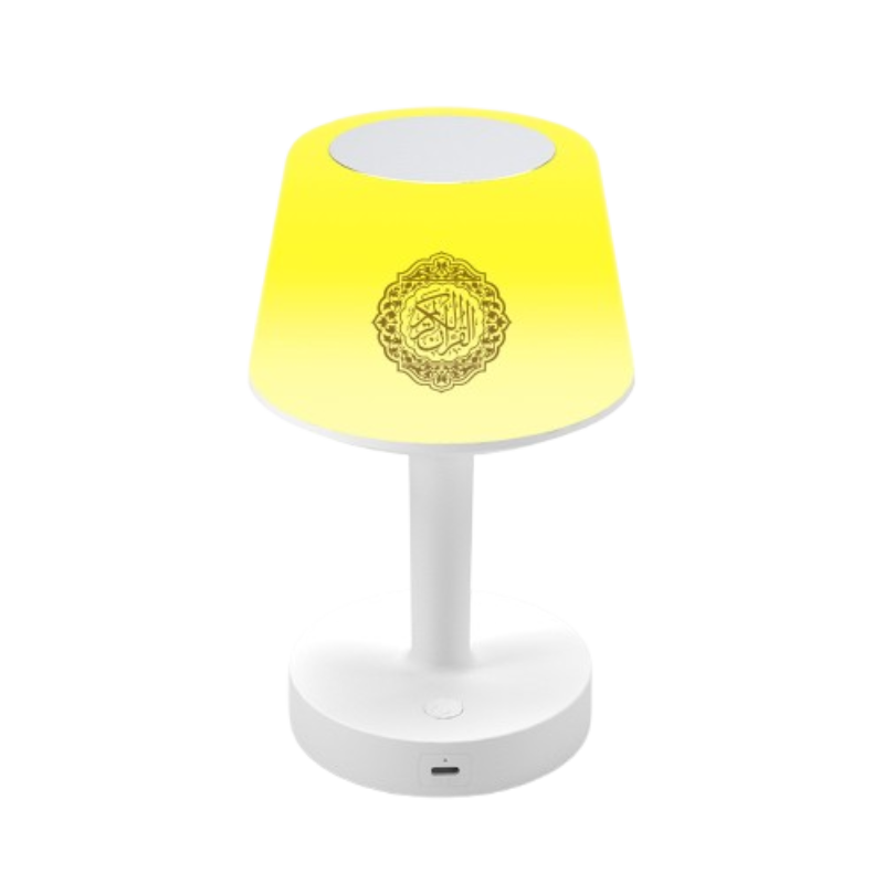 Veilleuse coranique avec lumière jaune