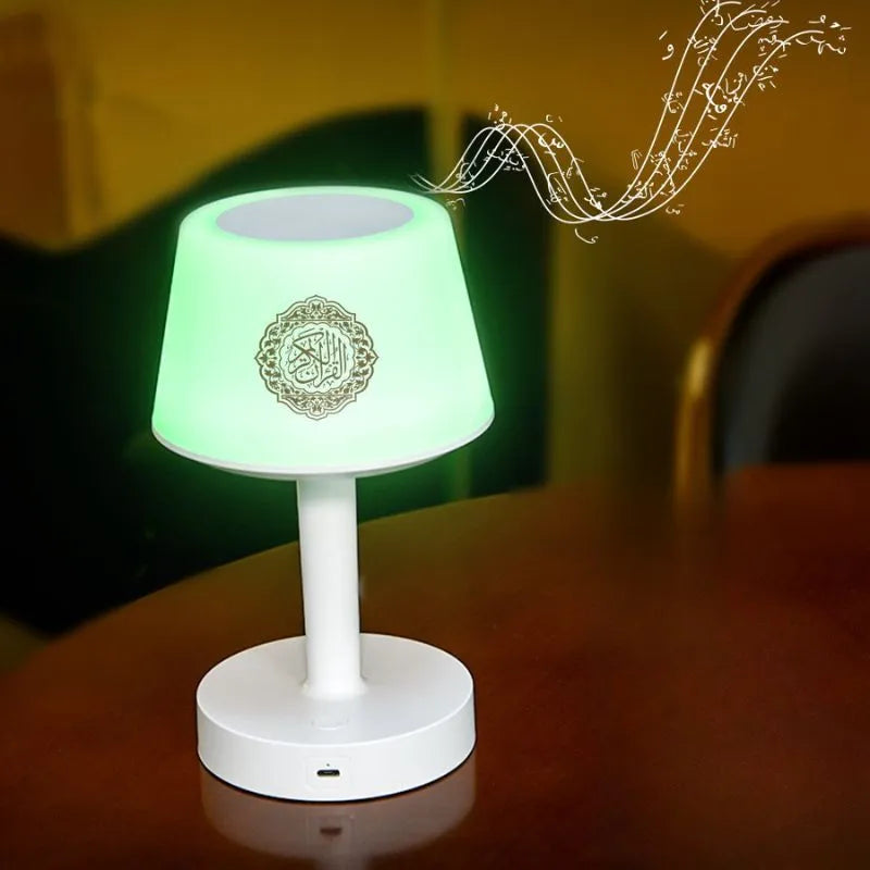 Veilleuse coranique avec lumière verte