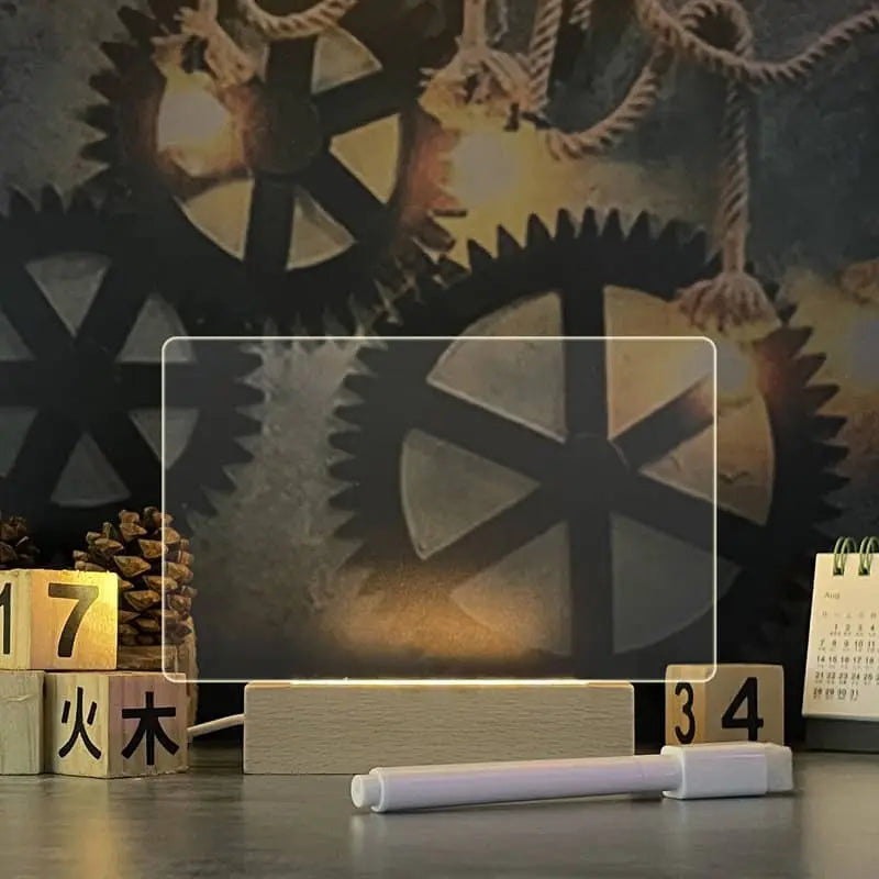 Veilleuse LED créative sur une table