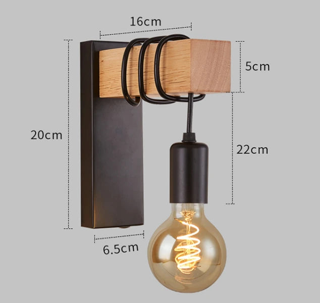 Dimensions d'une applique murale LED pour chambre et salon