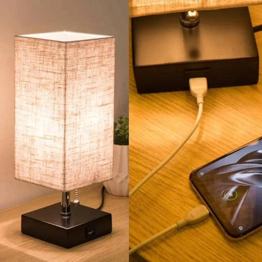 Lampe de Chevet avec Port USB | Méora