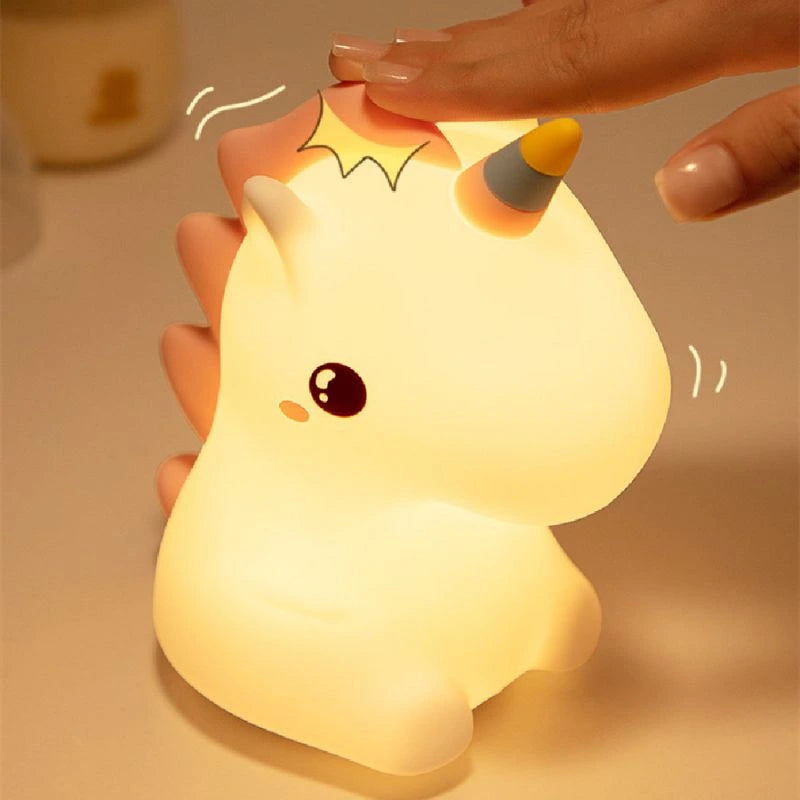 Veilleuse licorne tactile pour fille